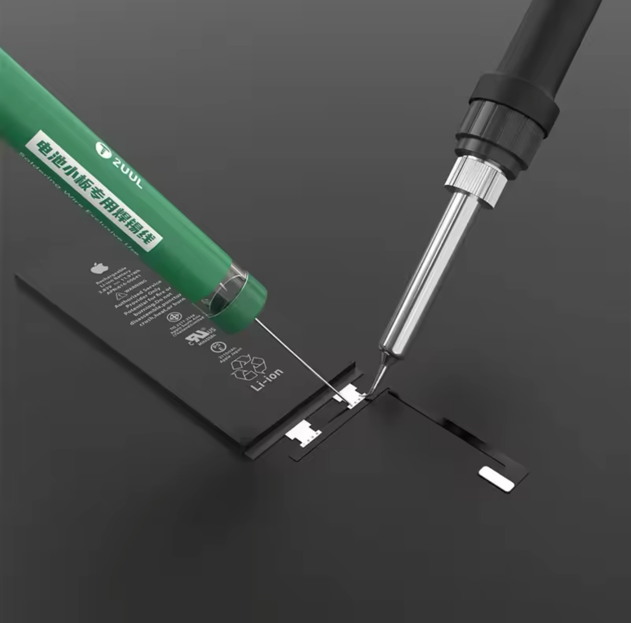 2UUL SC39 Soldering Wire for Mobile Phone Battery Metal Board 0.8mm*3m No Need Spot Soldering Machine Welding Tin Line - Image 6