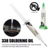 Kaisi 2 in 1 Soldering Flux Kit Tin Paste Solder Oil Kit Syringe Liquid Flux Melting Point 183°C Repair Stencil Tools