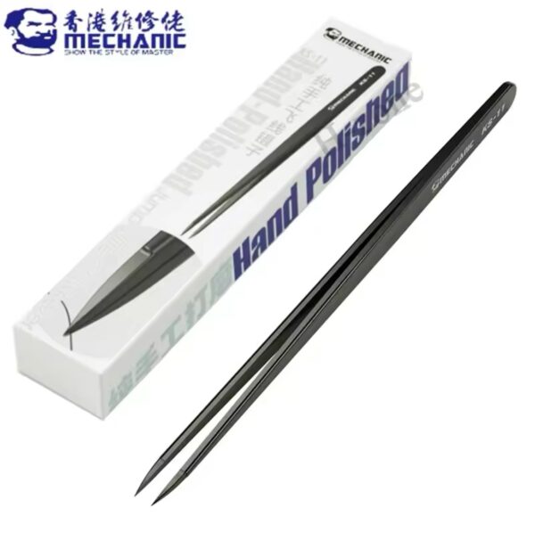 MECHANIC KS-11 Hand-polished jumper tweezers non-magnetic super sharp PCB board BGA solder pliers tweezers Phone Repair tool
