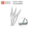 img_2436 YCS 11no 100Pcs Carbon Blades Stainless Steel for Mobile Phones Engraving Disassembly Repair Hand Tool Set