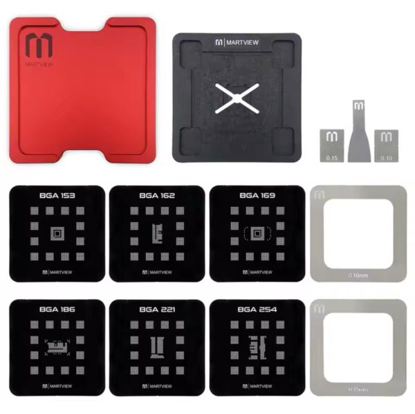 RB-01 BGA Reballing Stencil Tin Net Full Set for EMMC/EMCP/UFS