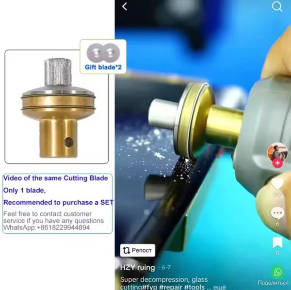 Two Way Limit Cutting Head Phone Screen Corner Breaking Auxiliary Separation for iphone Samsung OCA Glass Separation Tool