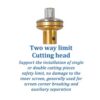 Two Way Limit Cutting Head Phone Screen Corner Breaking Auxiliary Separation for iphone Samsung OCA Glass Separation Tool