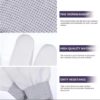 ESD Anti-static Gloves Fingertip Coated Non-Slip  Mobile Repairing Gloves Safety Working Hand Gloves