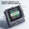QIANLI iBridge A3 Mobile Phone Tail Plug Detector Support Lightning and Type-C interface devices for IPhone HUAWEI Samsung XM