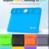 RELIFE RL-004M-B11 Grey Color Base Microscope Silicone Pad High Temperature Resistance 500℃ Anti-static For Phone Motheboard Repair