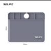 RELIFE RL-004M-B11 Grey Color Base Microscope Silicone Pad High Temperature Resistance 500℃ Anti-static For Phone Motheboard Repair