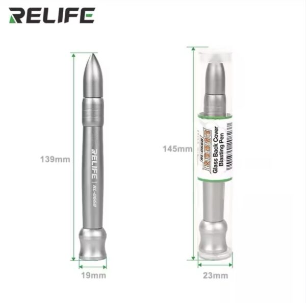 RELIFE RL-066B Back Glass Camera Lens Safe Blasting Pen For iPhone IP8-13 14 Pro Max Repair