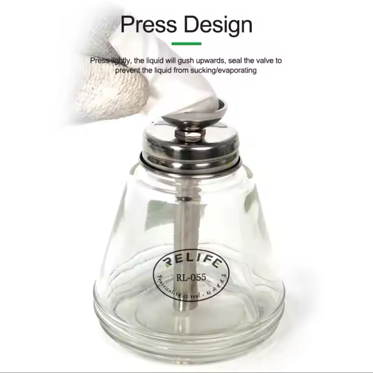 RELIFE RL-055 Glass Bottle