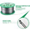 RELIFE RL-442 Solder Wire 0.4mm  Medium Temperature Low Melting Point Soldering led 80g