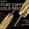 2UUL SC96 5 Bars/Pack Gold Plated Tin Dragging Needle Head without Handle Quick Tin Suction FPC Connector Reballing Solder Bar