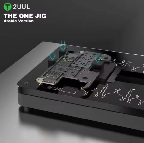2UUL Universal Maintenance Fixture The One Jig For Mobile Phones PCB Board Motherboard CPU IC Chip Repair Fixture Arabic Version