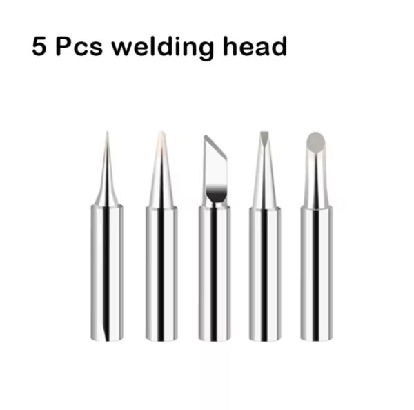 60W Solder Iron Adjustable Temperature Electric Soldering Iron 110V/220V Professional Tin Welder Heat Pencil Welding Repair Tool with 5Bits