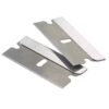 Razor Blade Scraper Metal Glass Glue Cleaner Remover Knife Replacement Carbon Steel Blade for 5pcs