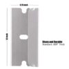 Razor Blade Scraper Metal Glass Glue Cleaner Remover Knife Replacement Carbon Steel Blade for 5pcs