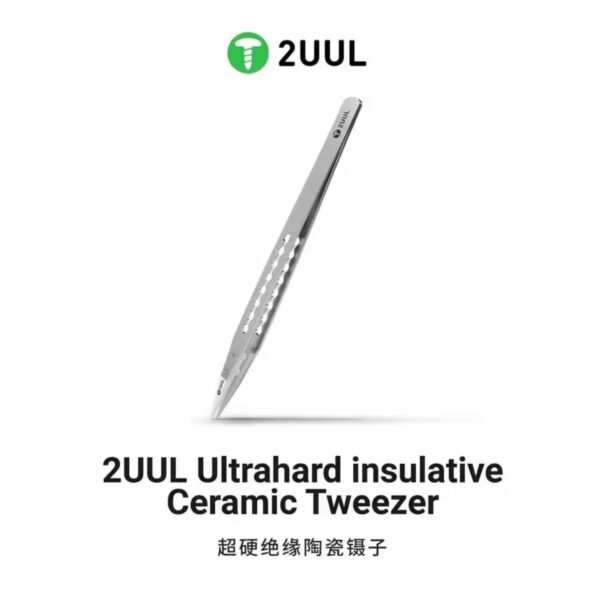 img_2954-2 2UUL TW31 Ultra hard insulative Ceramic Tweezer Anti-Static For Mobile Chips Tweezers Mobile Phone/CPU/IC/PCB Repair Tweezers