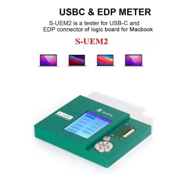 SoFix S-UEM2 USB-C and EDP Meter Connector Detector Of Logic Board, For Mac