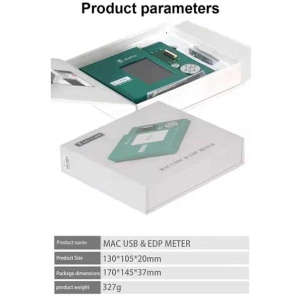 SoFix S-UEM2 USB-C and EDP Meter Connector Detector Of Logic Board, For Mac