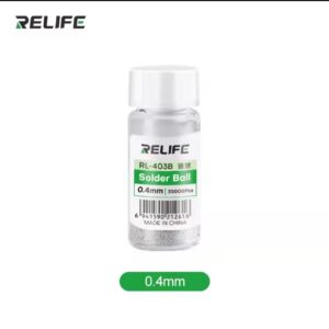 RELIFE RL-403B  183°C Leaded Solder Balls 25000pcs/bottle 0.4mm BGA Reballing Balls Leaded For IC Chip Soldering