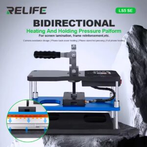 RELIFE LS5 SE Heating Holding Pressure Platform Pressure Tools set for Mobile Phone LCD Screen Lamination Back Cover Repair Kit