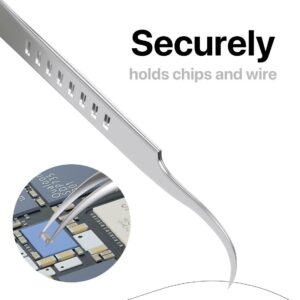 MasterGo MG-15 Anti-Magnetic Curved Bend Tweezer