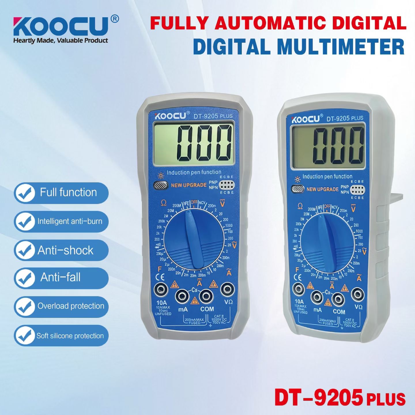 KOOCU DT-9205 Plus Fully Automatic Digital Multimeter