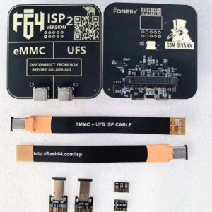 2026 NEW F64 UFS/EMMC ISP V2 adapter SET Flash 64 UFS & EMMC ISP V2 FPC Flex Cable Set For F64 Flash 64 Box