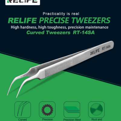 Relife RT-14SA Curved Tweezer