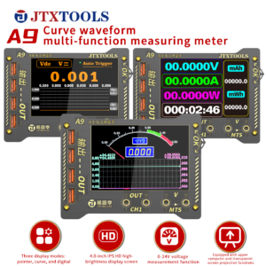 JTX A9 Curve Waveform Digital Multimeter for Electronics Repair PCB Testing Voltage Current Resistance Measurement
