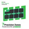 2UUL ST95 Aluminum Alloy 7-Zone Precision Magnetic Absorption Screw Tray Plate MagDock Mobile Phone Repair Tools